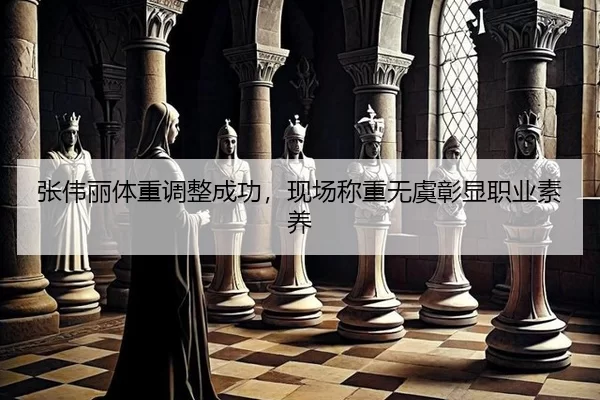 张伟丽体重调整成功，现场称重无虞彰显职业素养