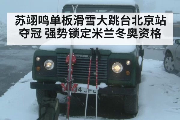 苏翊鸣单板滑雪大跳台北京站夺冠 强势锁定米兰冬奥资格
